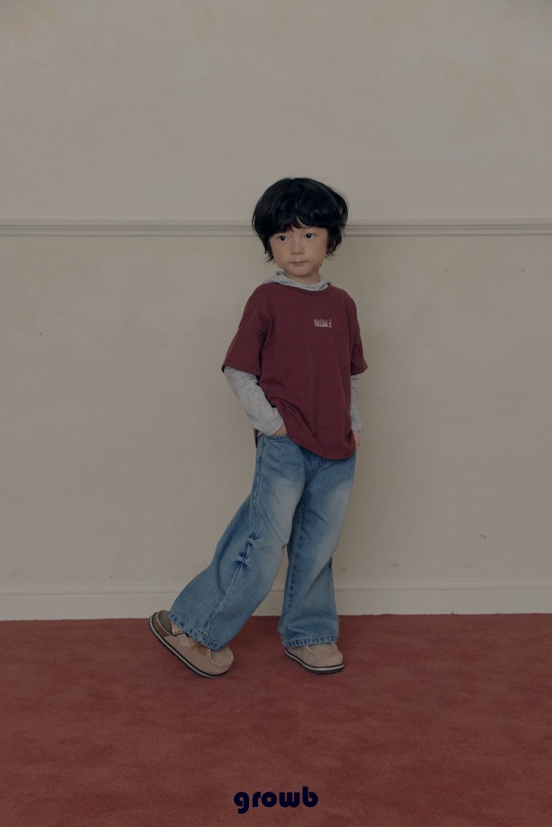 Grow B - Korean Children Fashion - #childofig - Jacqueline Tee - 10