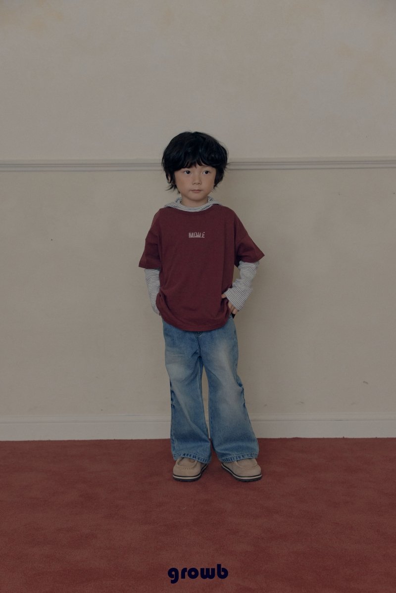Grow B - Korean Children Fashion - #childofig - Jacqueline Tee - 9