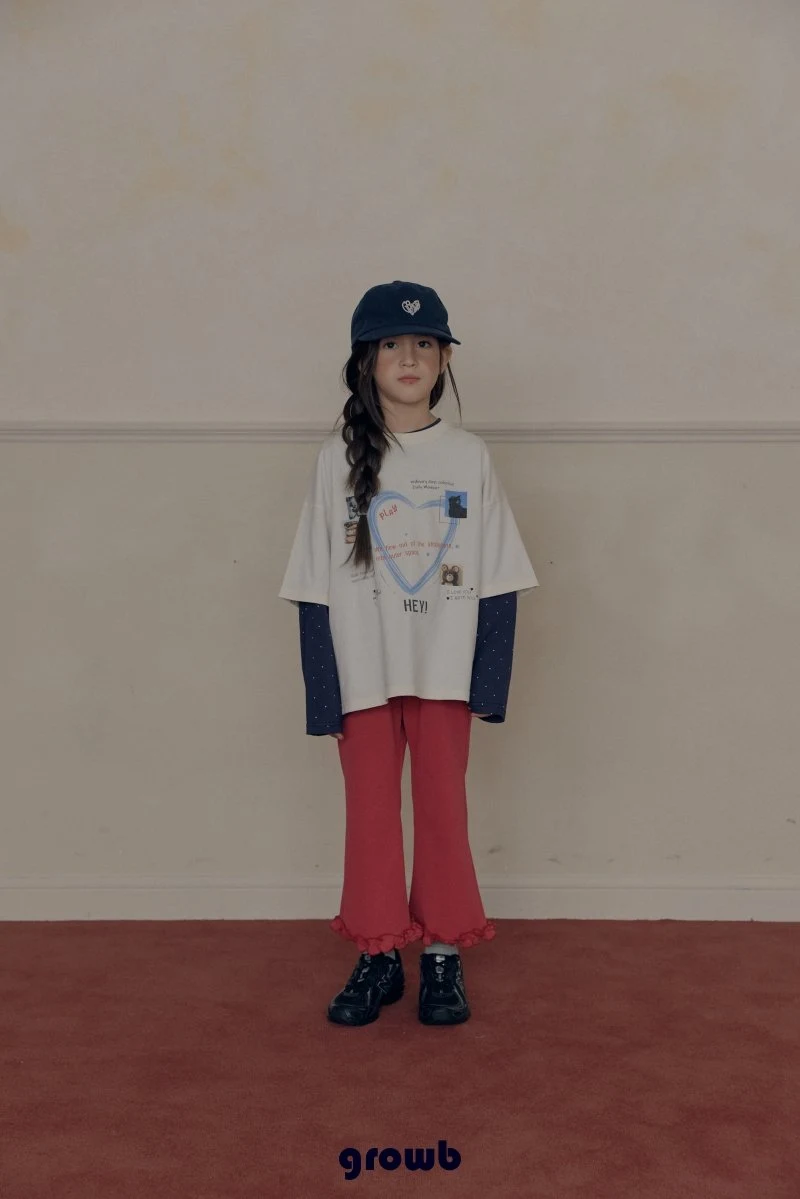 Grow B - Korean Children Fashion - #childofig - Mot Tee - 7