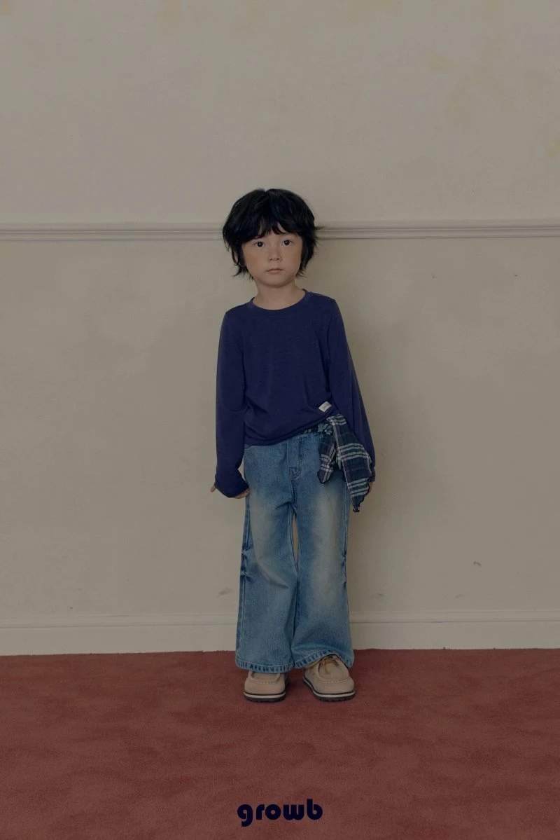 Grow B - Korean Children Fashion - #childofig - Label Tee - 3