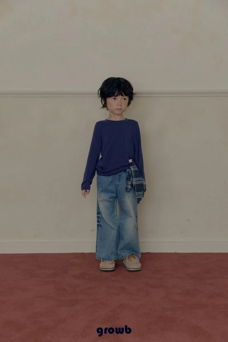 Grow B - Korean Children Fashion - #childofig - Label Tee - 4