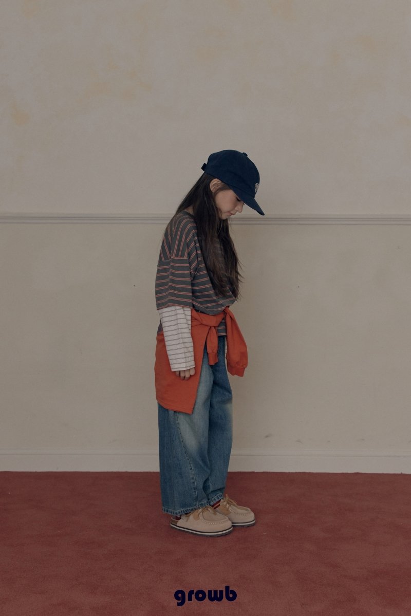 Grow B - Korean Children Fashion - #childrensboutique - Curve Denim - 9