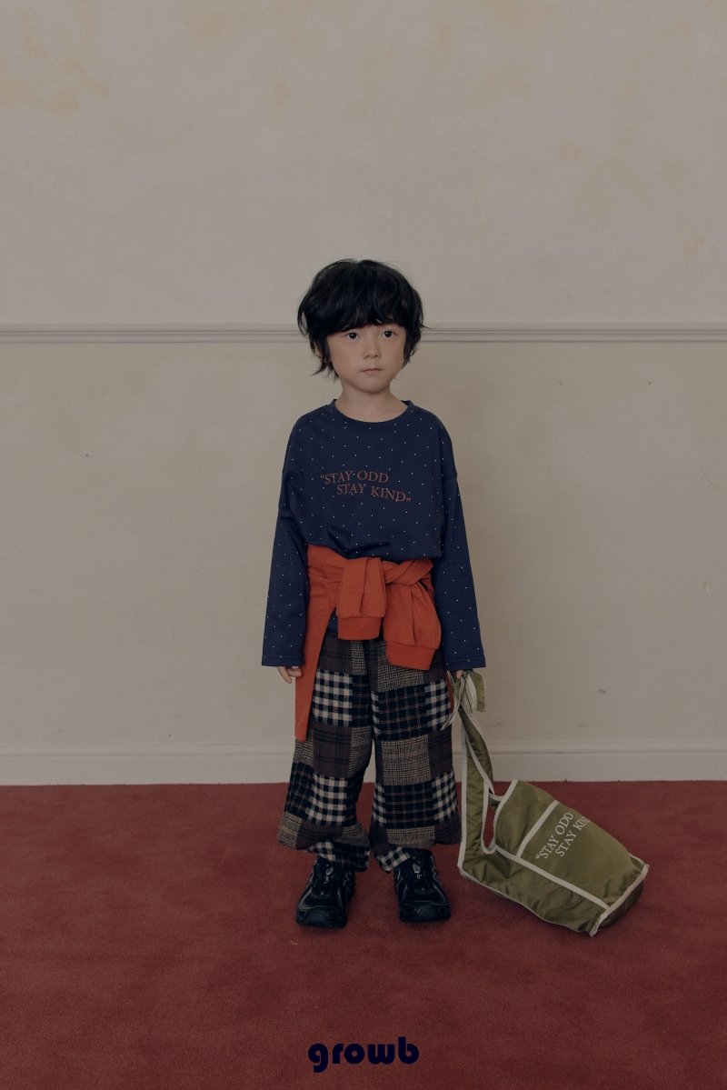 Grow B - Korean Children Fashion - #childrensboutique - Pattern Pants - 5
