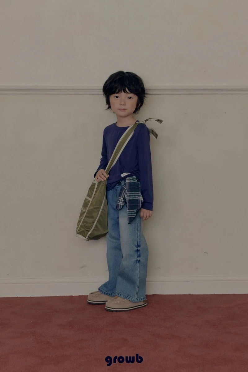 Grow B - Korean Children Fashion - #childrensboutique - Label Tee - 5