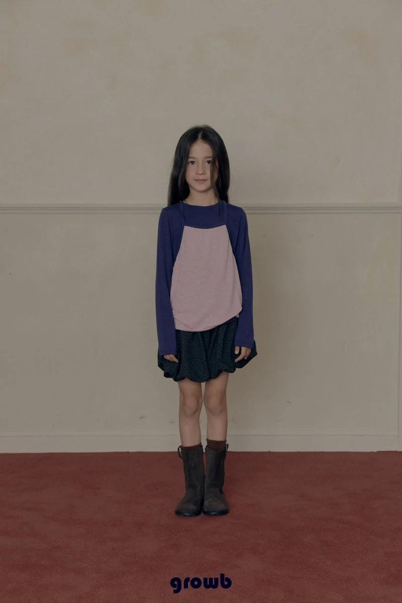 Grow B - Korean Children Fashion - #childofig - Pole Sleeveless Top - 4