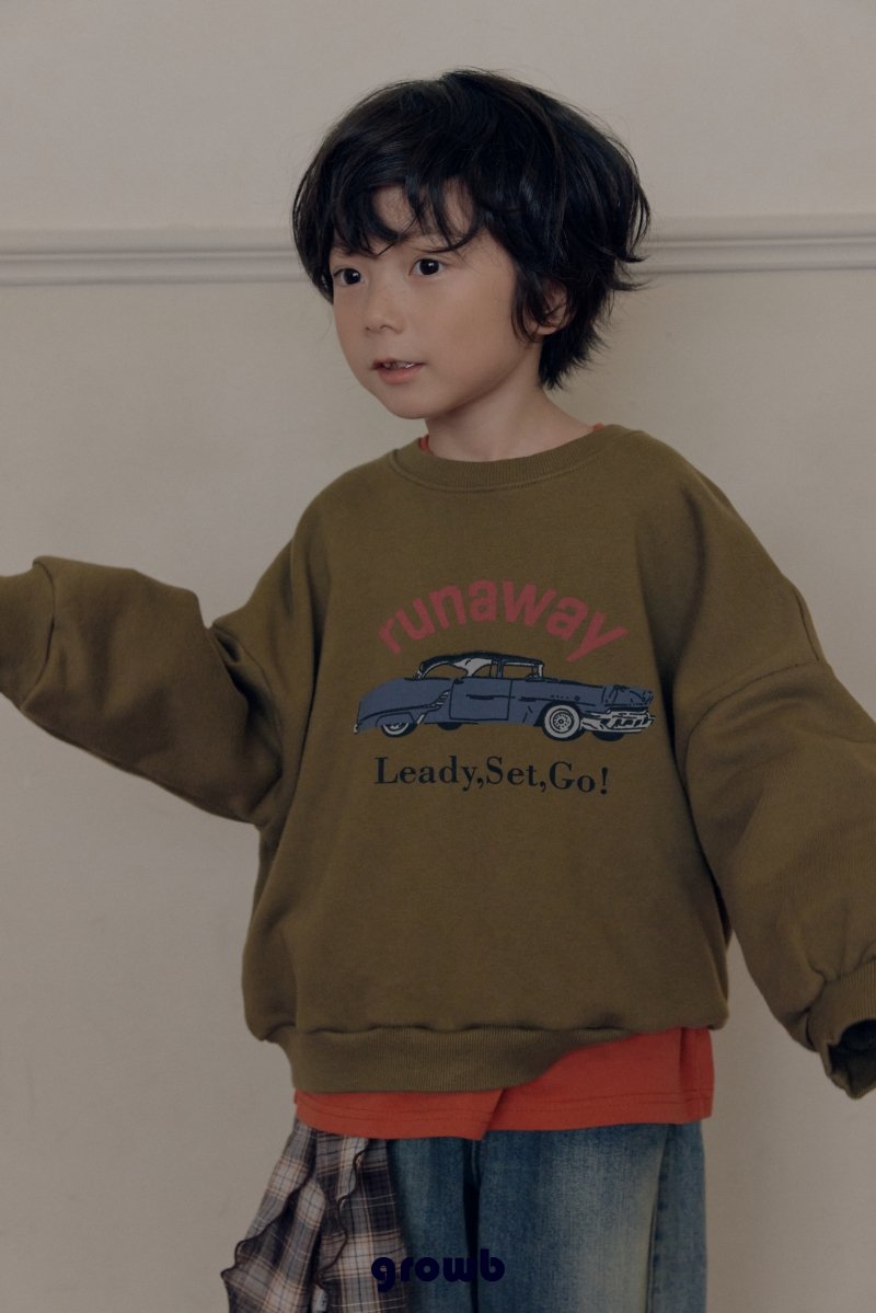 Grow B - Korean Children Fashion - #designkidswear - Root Sweatshirt - 2