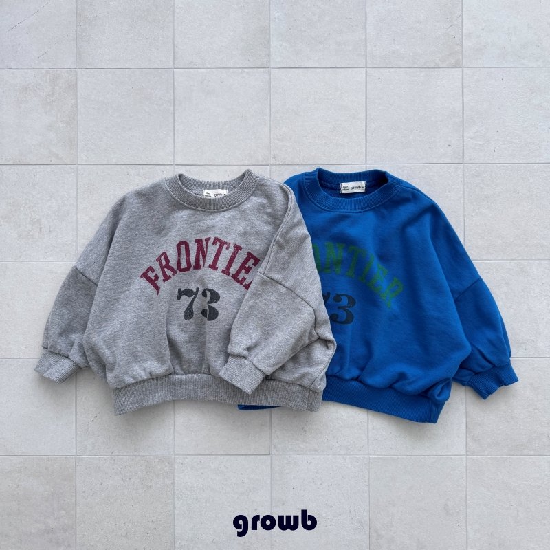 Grow B - Korean Children Fashion - #designkidswear - Frontier Sweatshirt