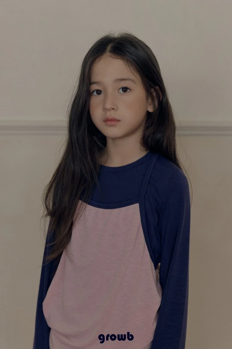 Grow B - Korean Children Fashion - #designkidswear - Pole Sleeveless Top - 5