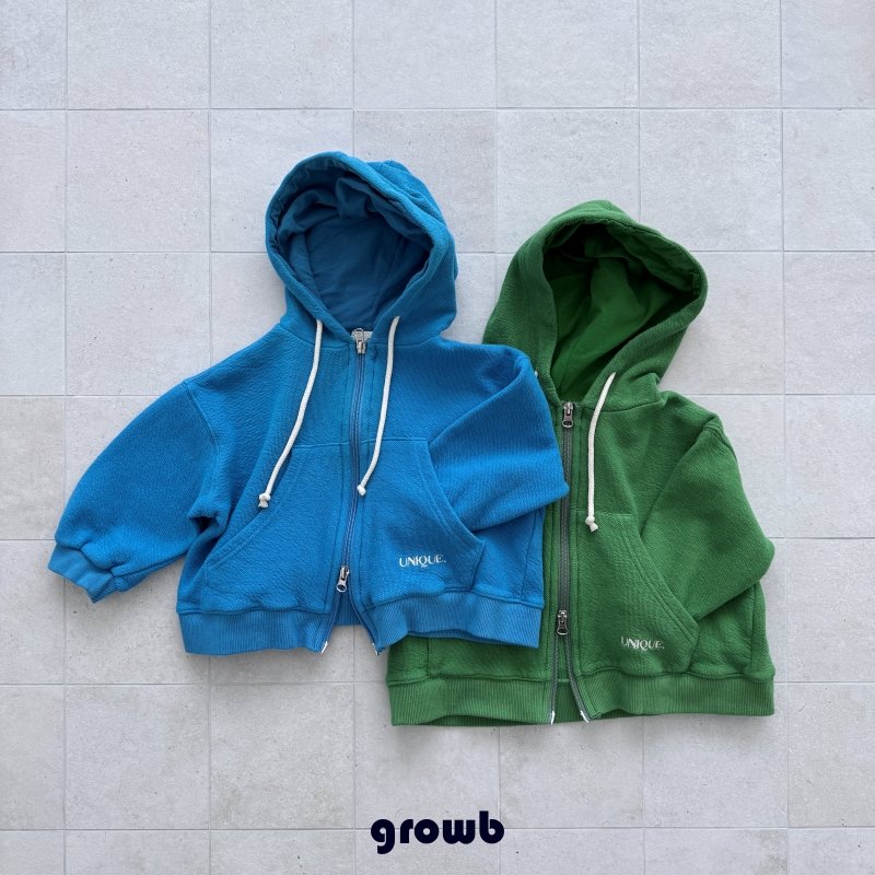 Grow B - Korean Children Fashion - #discoveringself - Unique Zip-Up