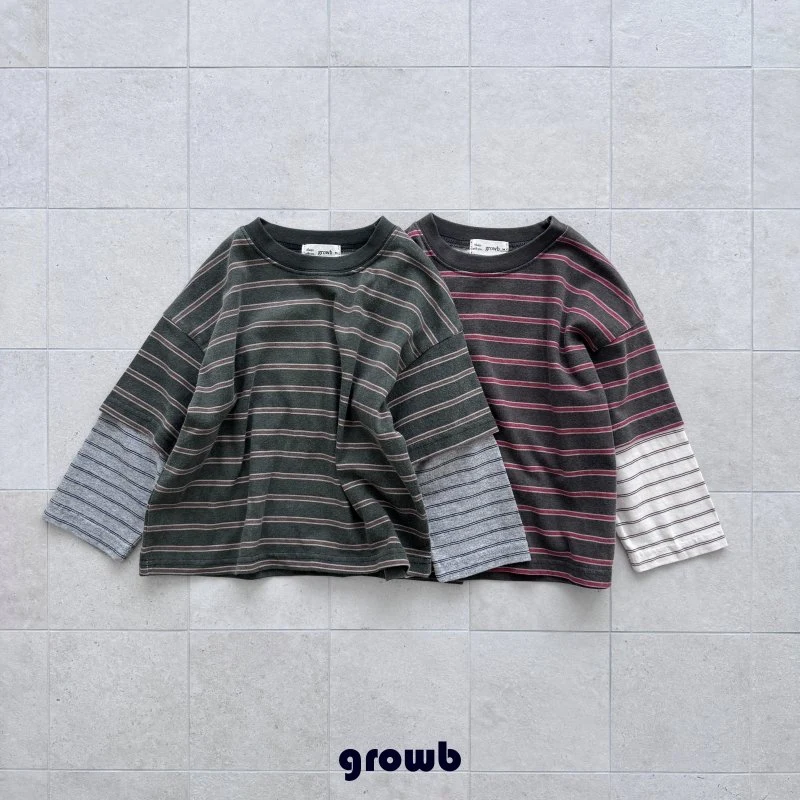Grow B - Korean Children Fashion - #discoveringself - Dual Tee