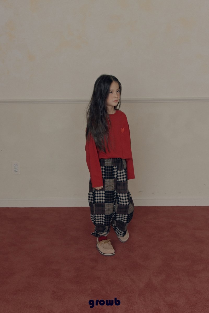 Grow B - Korean Children Fashion - #fashionkids - Pattern Pants - 8