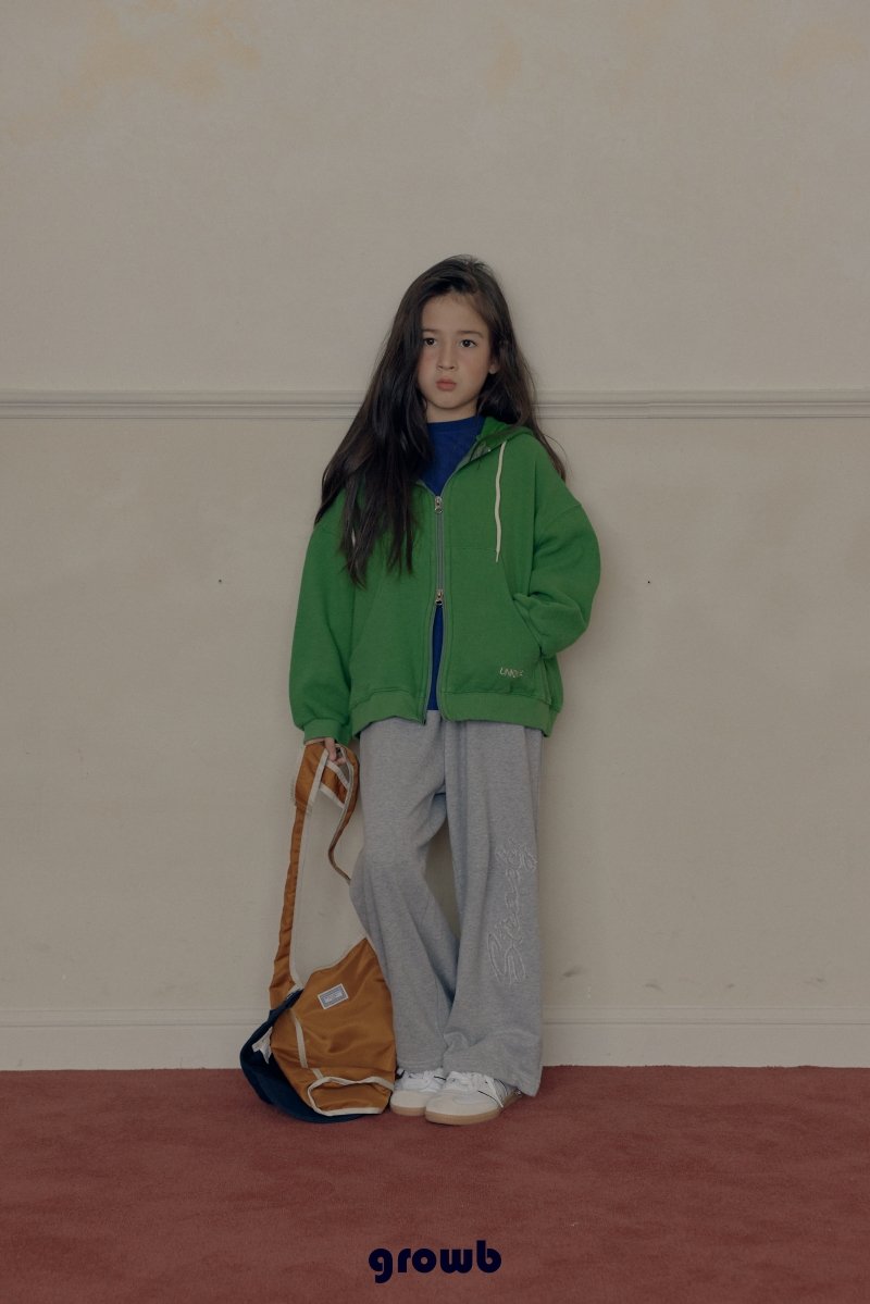 Grow B - Korean Children Fashion - #kidsshorts - Unique Zip-Up - 4