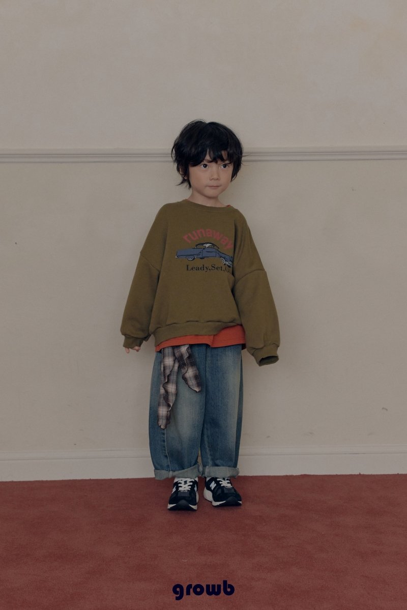 Grow B - Korean Children Fashion - #kidsstore - Root Sweatshirt - 6