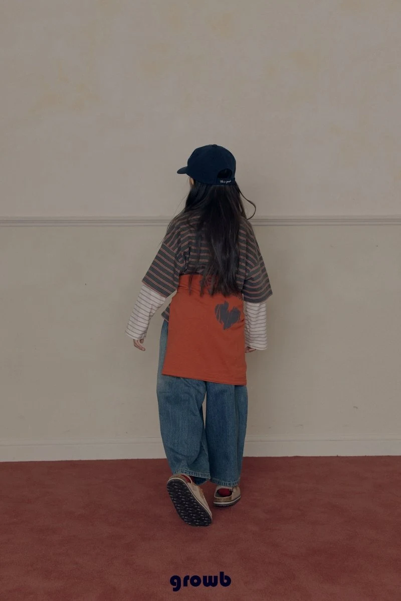 Grow B - Korean Children Fashion - #kidsshorts - Dual Tee - 4