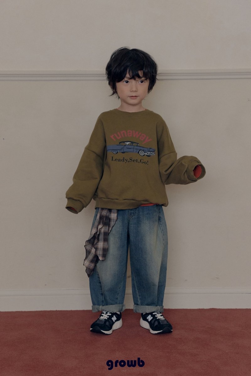 Grow B - Korean Children Fashion - #kidzfashiontrend - Root Sweatshirt - 7