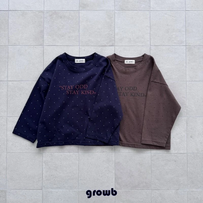 Grow B - Korean Children Fashion - #kidzfashiontrend - Mot Tee