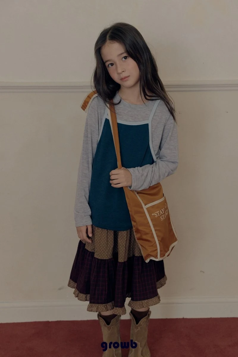 Grow B - Korean Children Fashion - #kidzfashiontrend - Pole Sleeveless Top - 10