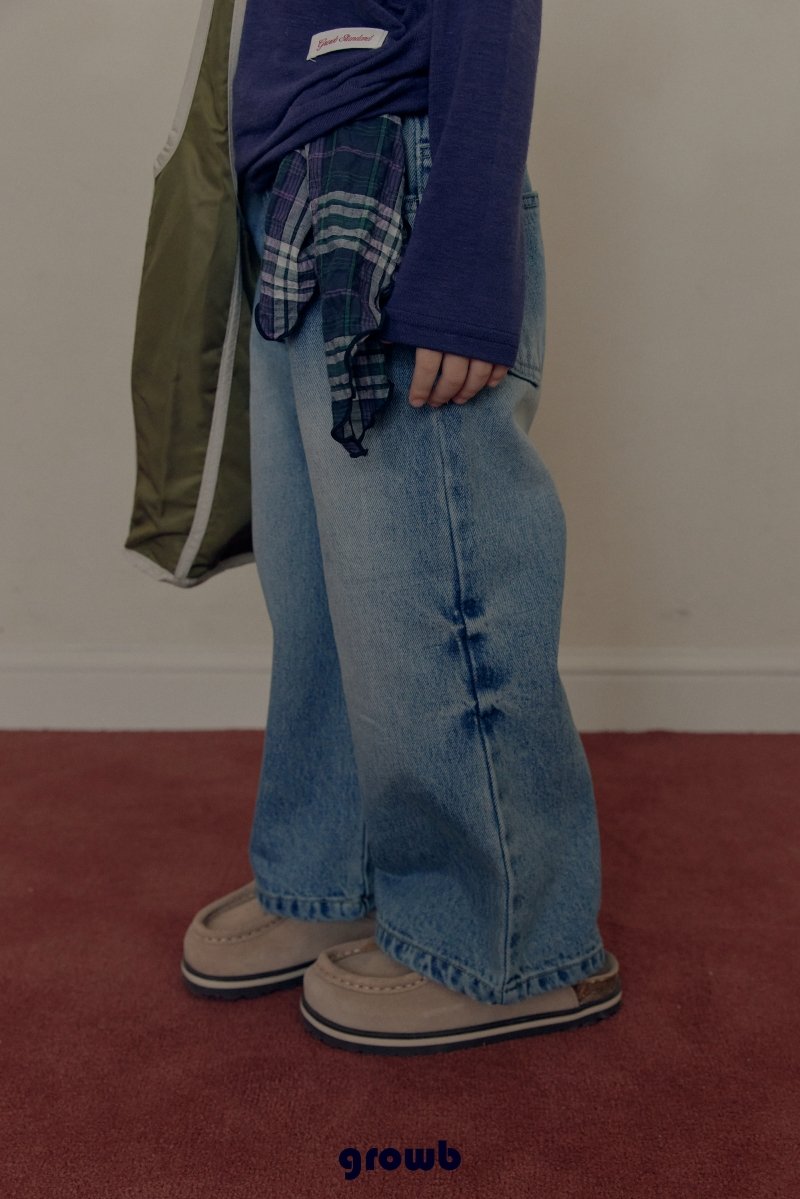 Grow B - Korean Children Fashion - #littlefashionista - Domingo Denim - 2