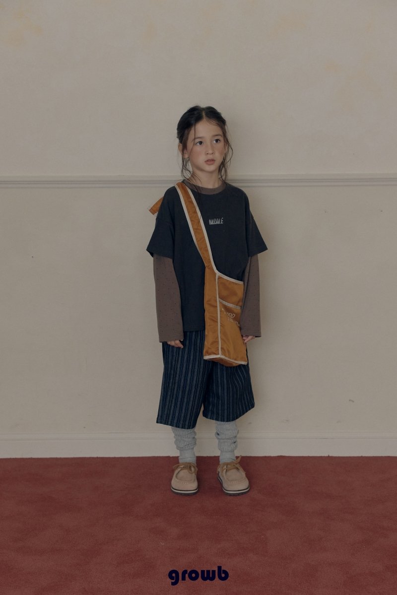 Grow B - Korean Children Fashion - #littlefashionista - Jacqueline Tee - 5
