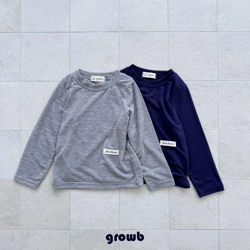 Grow B - Korean Children Fashion - #minifashionista - Label Tee