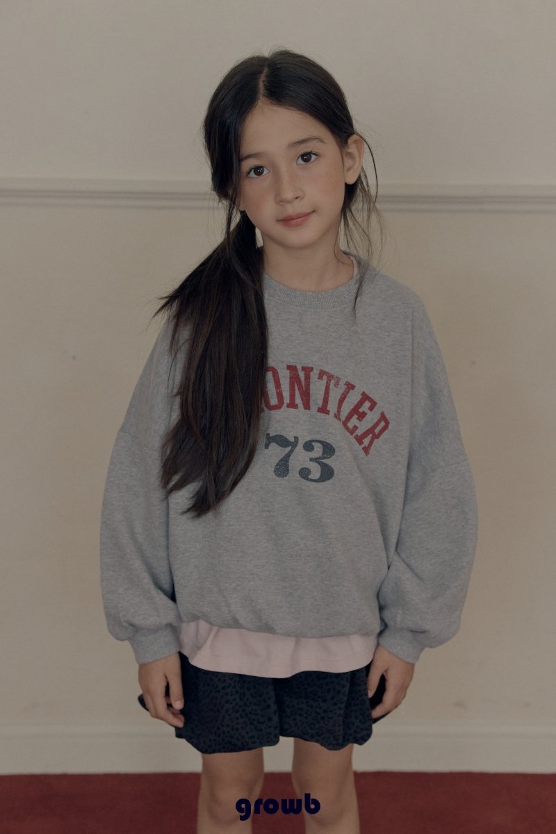 Grow B - Korean Children Fashion - #prettylittlegirls - Frontier Sweatshirt - 11