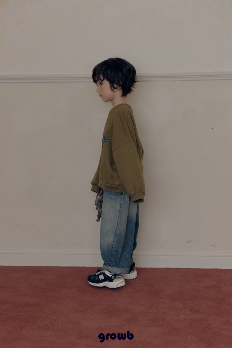 Grow B - Korean Children Fashion - #stylishchildhood - Curve Denim - 7