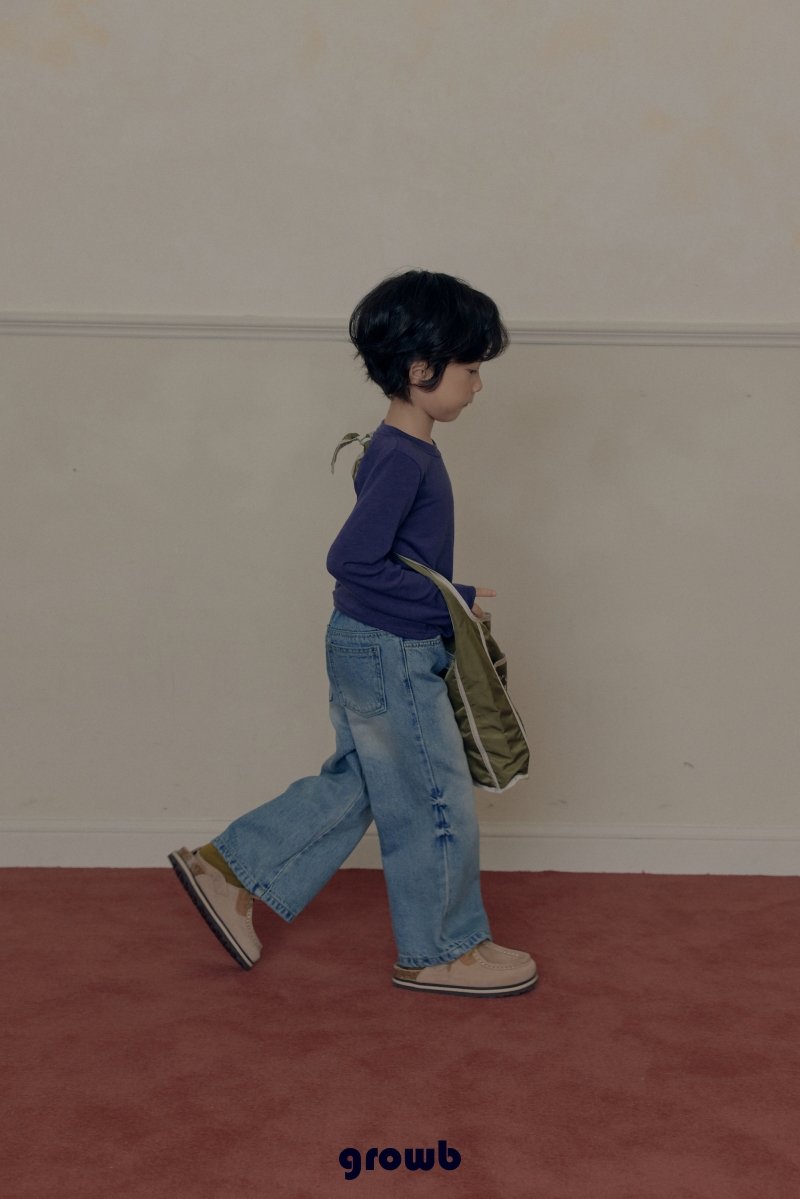 Grow B - Korean Children Fashion - #toddlerclothing - Domingo Denim - 7