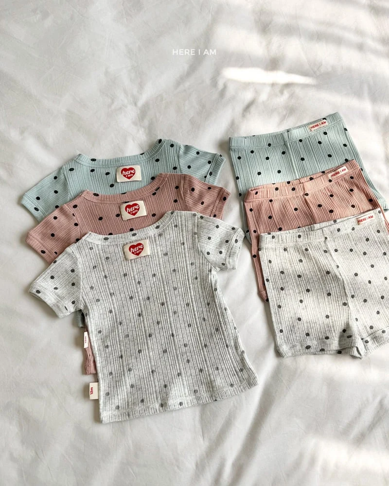 Here I Am - Korean Baby Fashion - #babyfever - Dot Eyelet Easywear