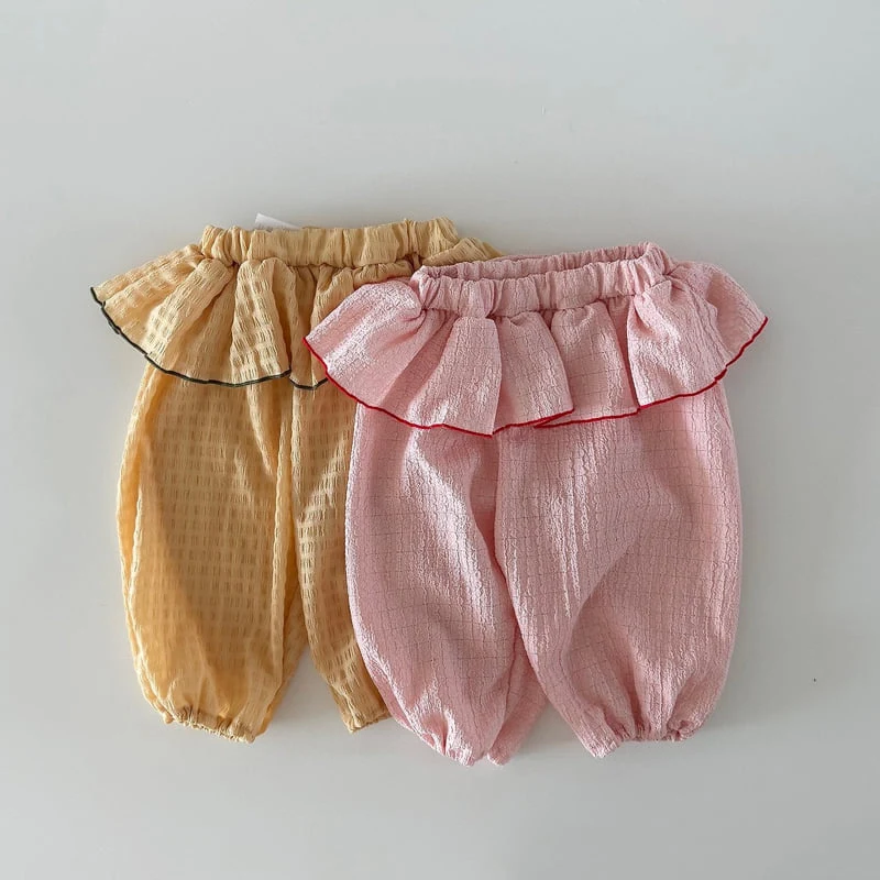 Here I Am - Korean Baby Fashion - #babygirlfashion - Frill Pants
