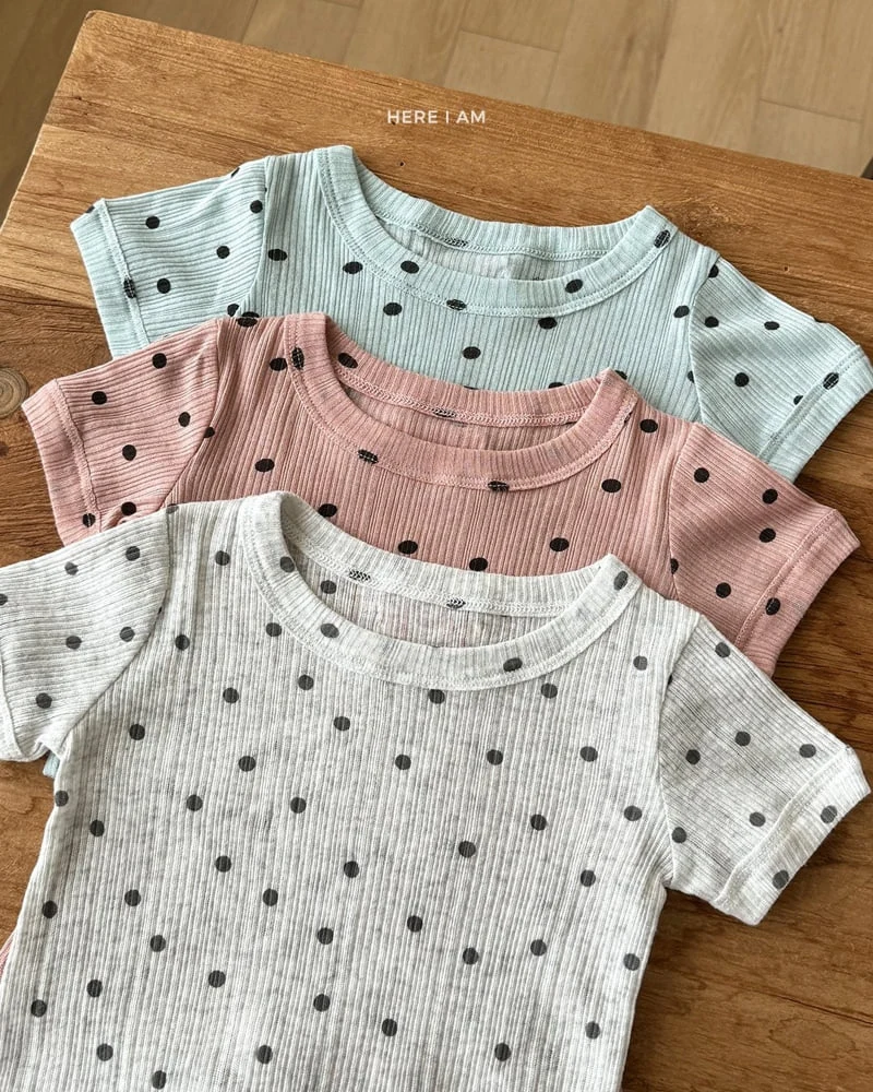 Here I Am - Korean Baby Fashion - #babylifestyle - Dot Eyelet Easywear - 4