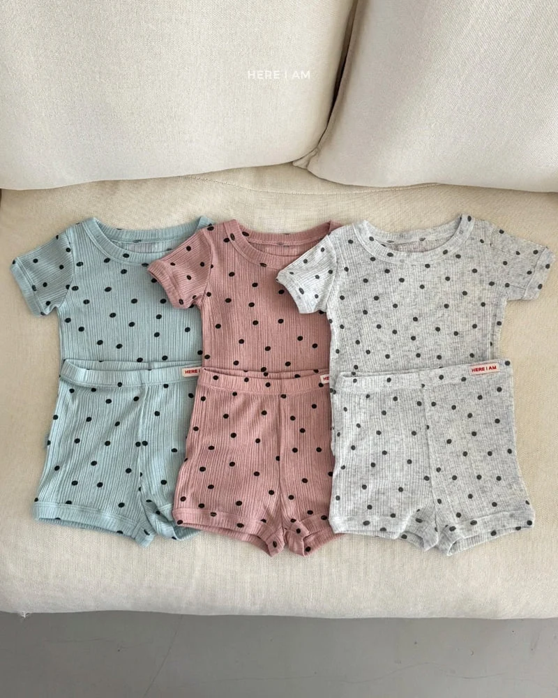Here I Am - Korean Baby Fashion - #babyoutfit - Dot Eyelet Easywear - 6