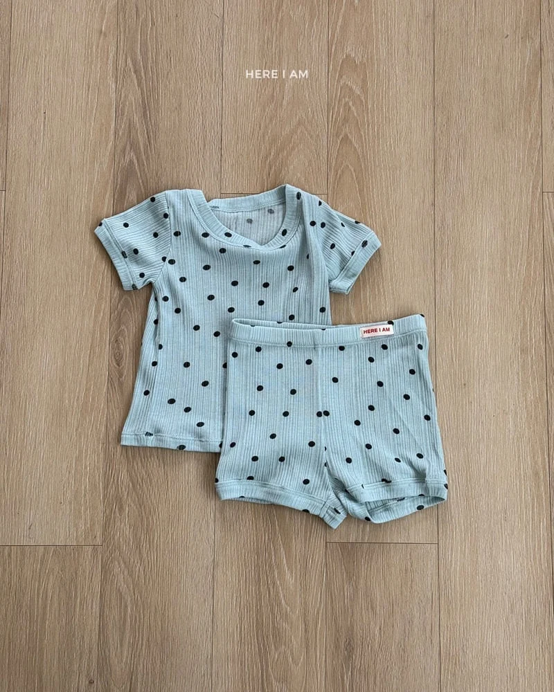 Here I Am - Korean Baby Fashion - #babyoutfit - Dot Eyelet Easywear - 7