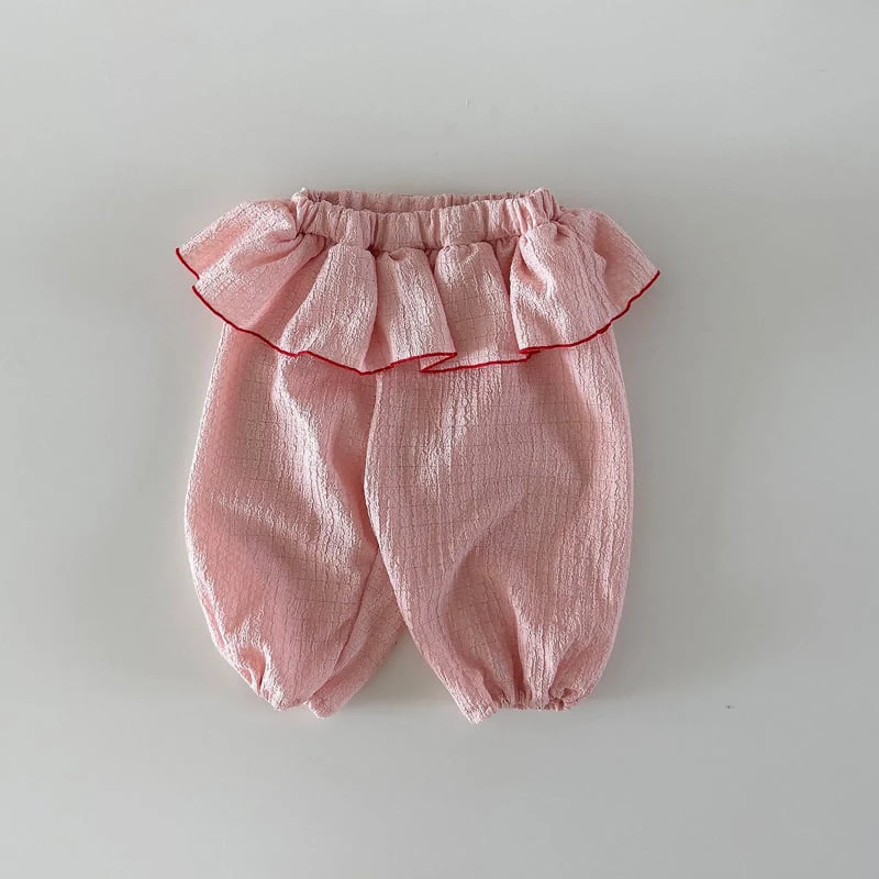 Here I Am - Korean Baby Fashion - #babywear - Frill Pants - 7