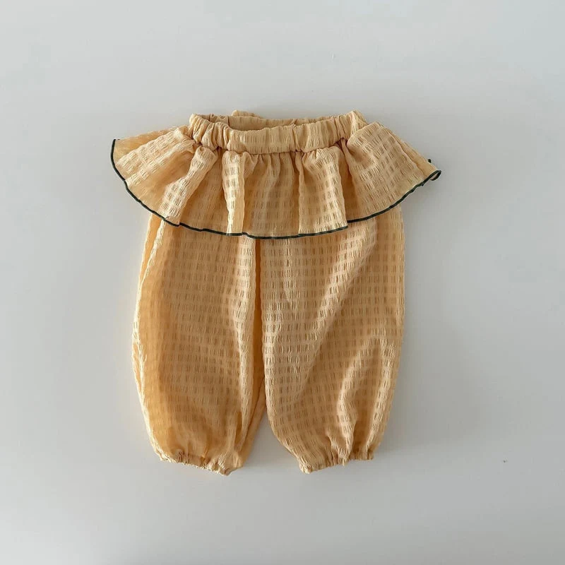 Here I Am - Korean Baby Fashion - #onlinebabyboutique - Frill Pants - 8