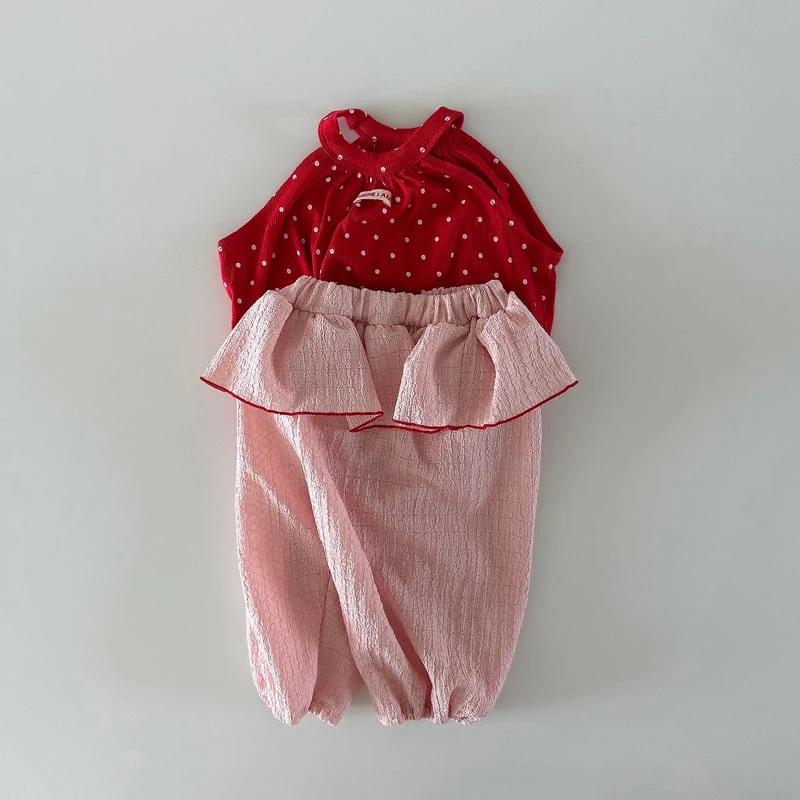 Here I Am - Korean Baby Fashion - #onlinebabyshop - Frill Pants - 9