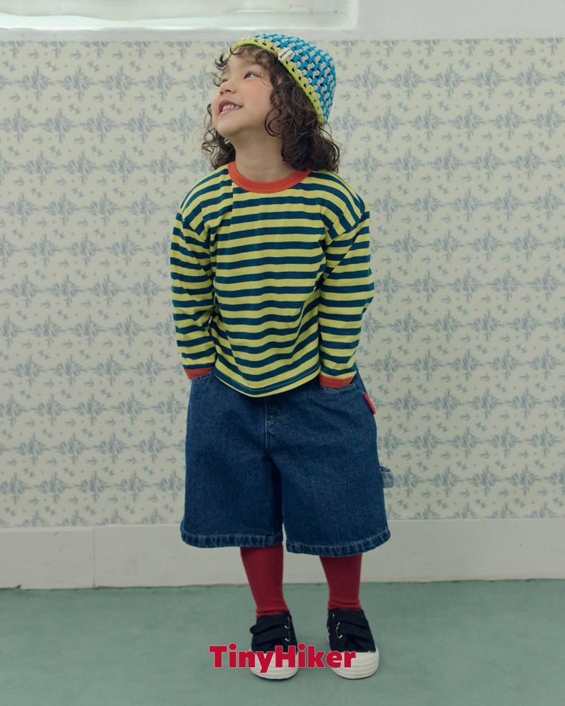 Hiker - Korean Children Fashion - #childofig - Freckles Stripe Tee - 8