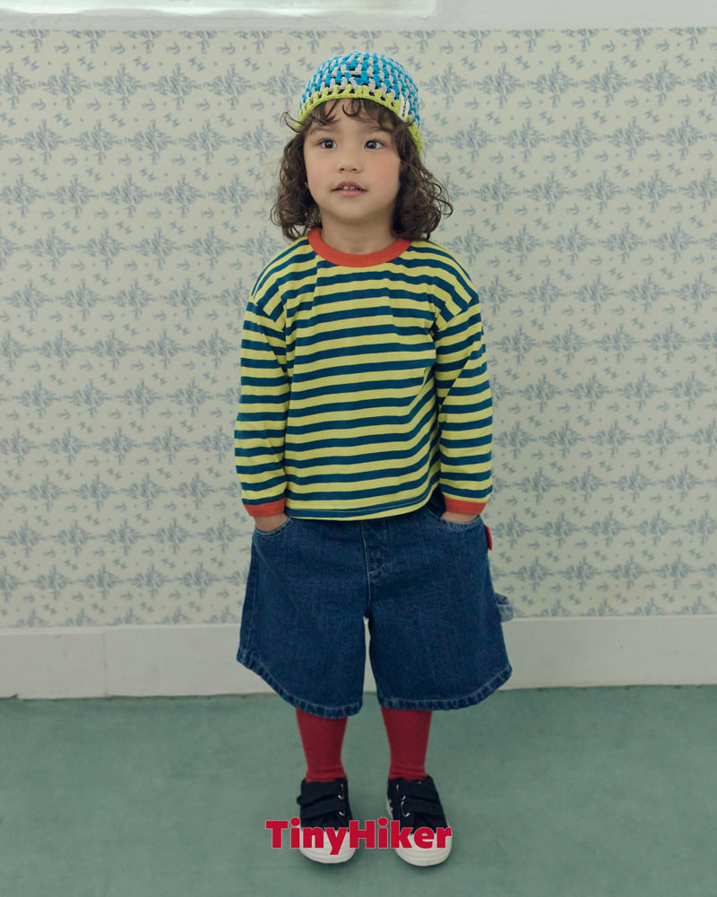Hiker - Korean Children Fashion - #childofig - Freckles Stripe Tee - 9