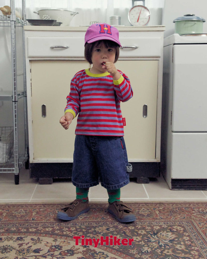 Hiker - Korean Children Fashion - #childrensboutique - Freckles Stripe Tee - 10