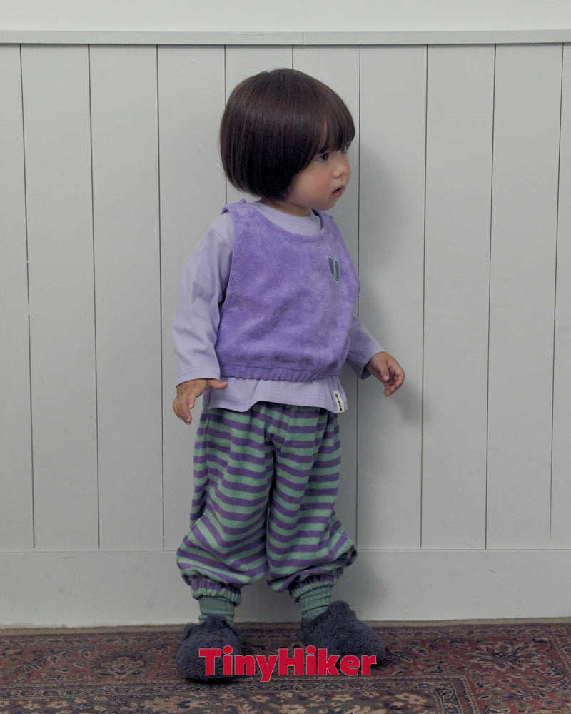 Hiker - Korean Children Fashion - #discoveringself - Suave Terry Jogger Pants - 9