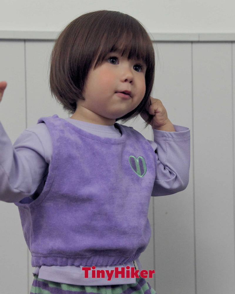 Hiker - Korean Children Fashion - #discoveringself - Suave Terry Sleeveless Top - 7