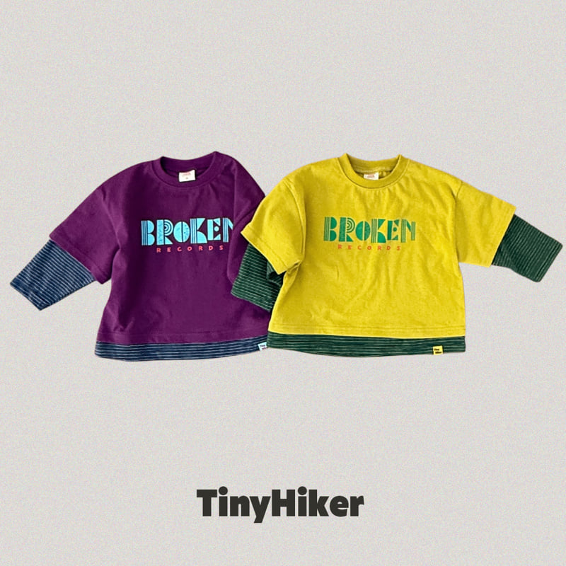 Hiker - Korean Children Fashion - #discoveringself - Record Layered Long Sleeve Tee - 6
