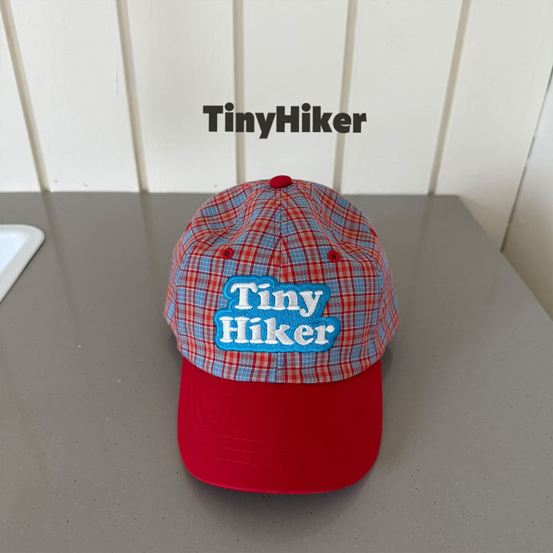 Hiker - Korean Children Fashion - #fashionkids - Autumn Check Ball Cap - 4