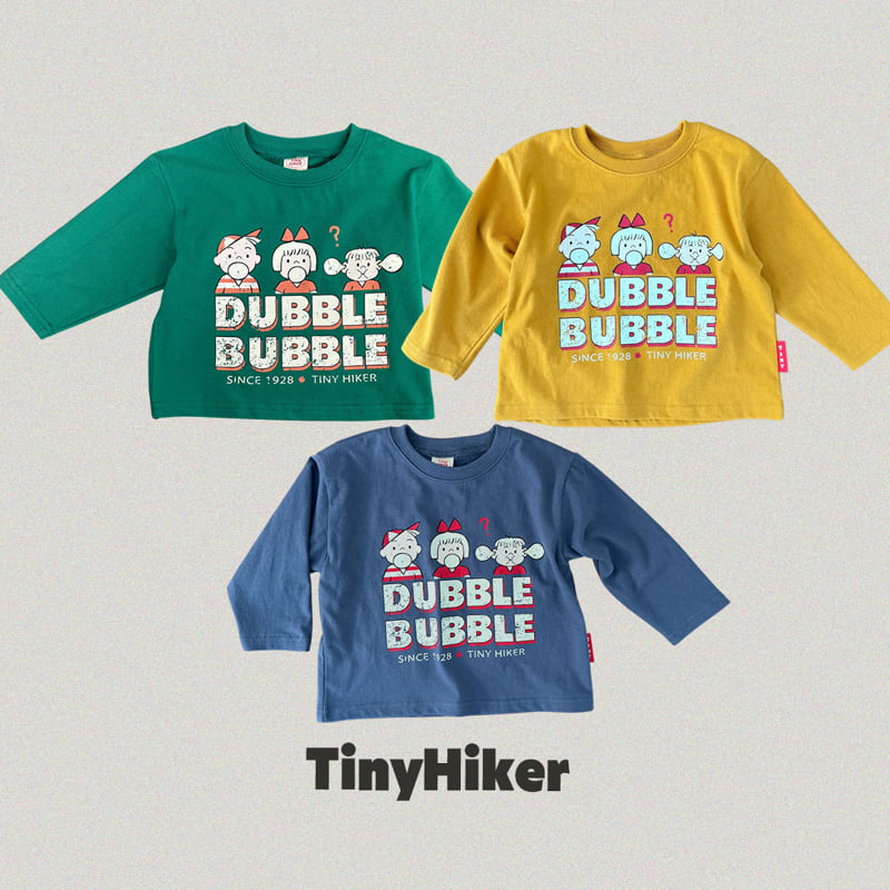 Hiker - Korean Children Fashion - #kidsstore - Double Bubble Long Sleeve Tee