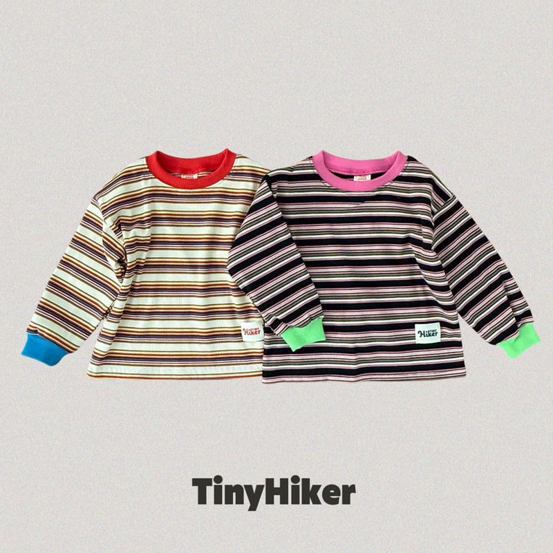 Hiker - Korean Children Fashion - #prettylittlegirls - Candy Stripe Tee