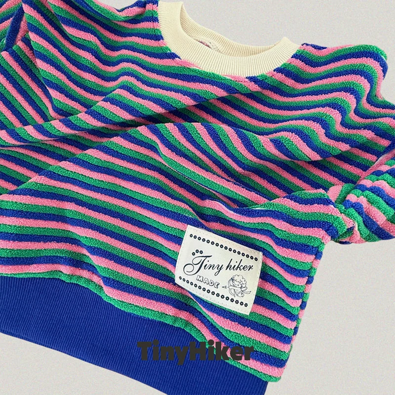 Hiker - Korean Children Fashion - #prettylittlegirls - Sucre Terry Sweatshirt - 4