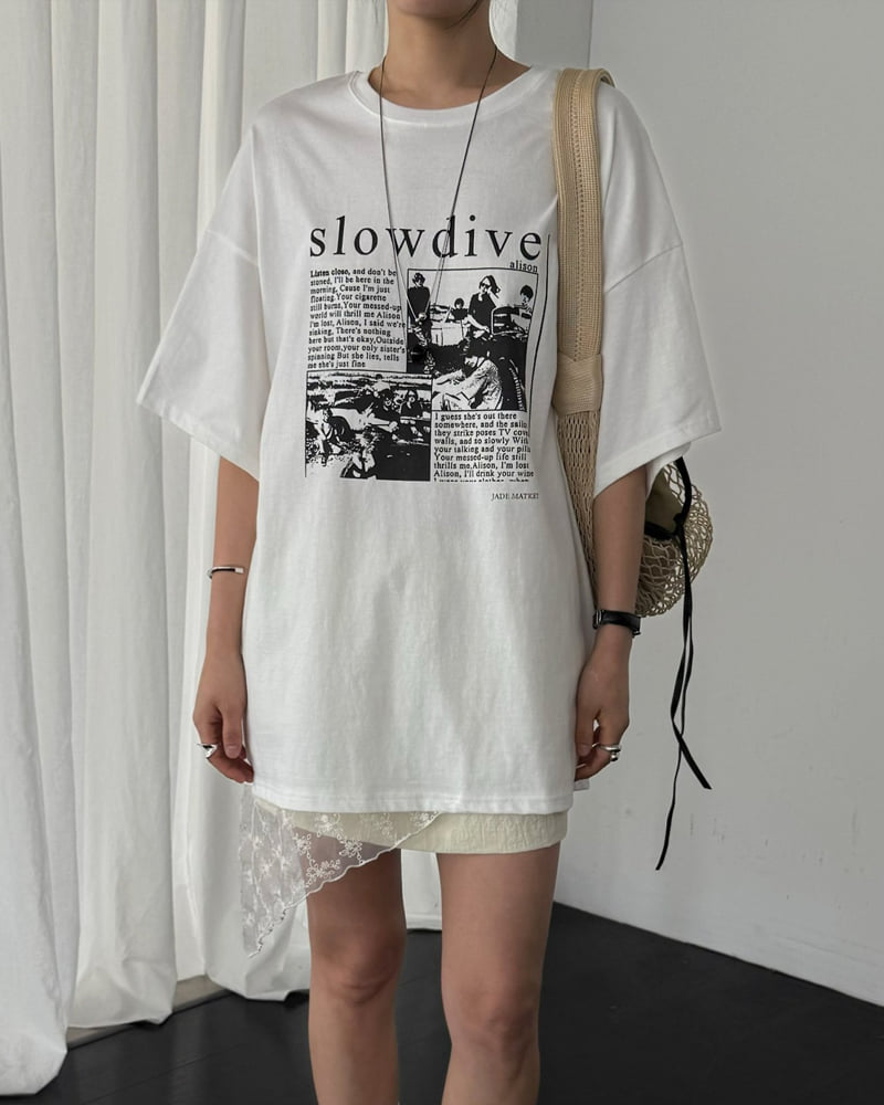 Jade Market - Korean Women Fashion - #restrostyle - Slow Lace Tee - 6