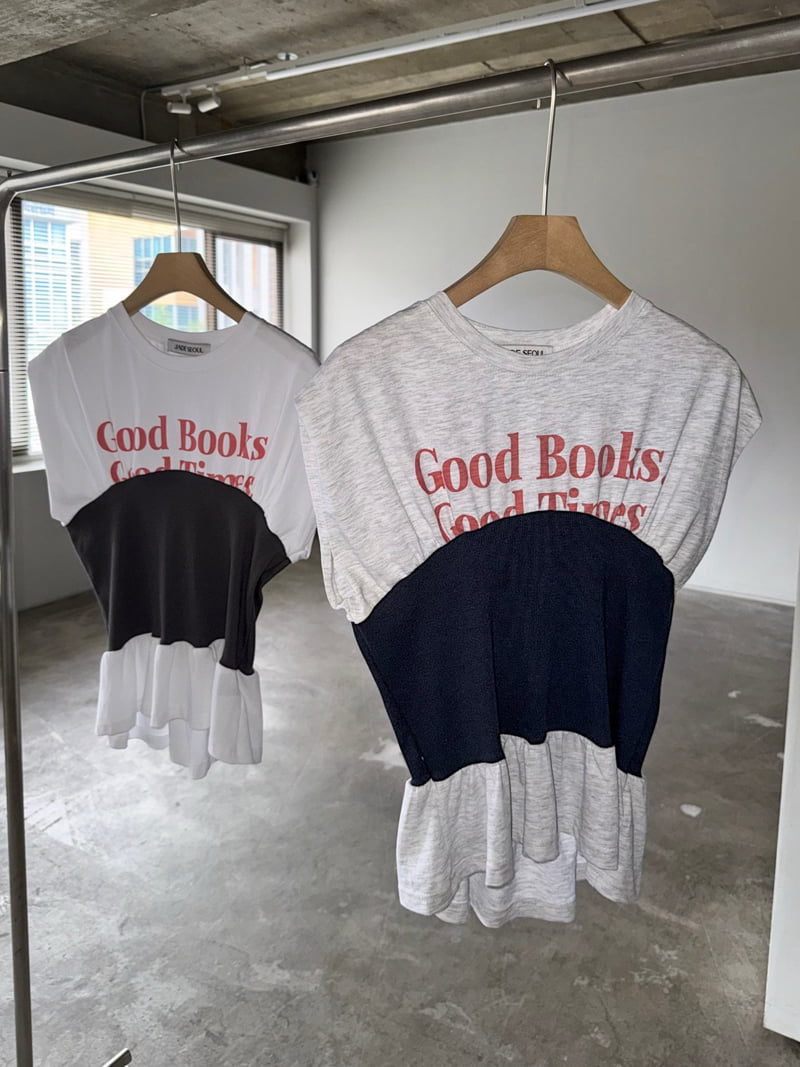 Jade Market - Korean Women Fashion - #restrostyle - If Print Tee - 2
