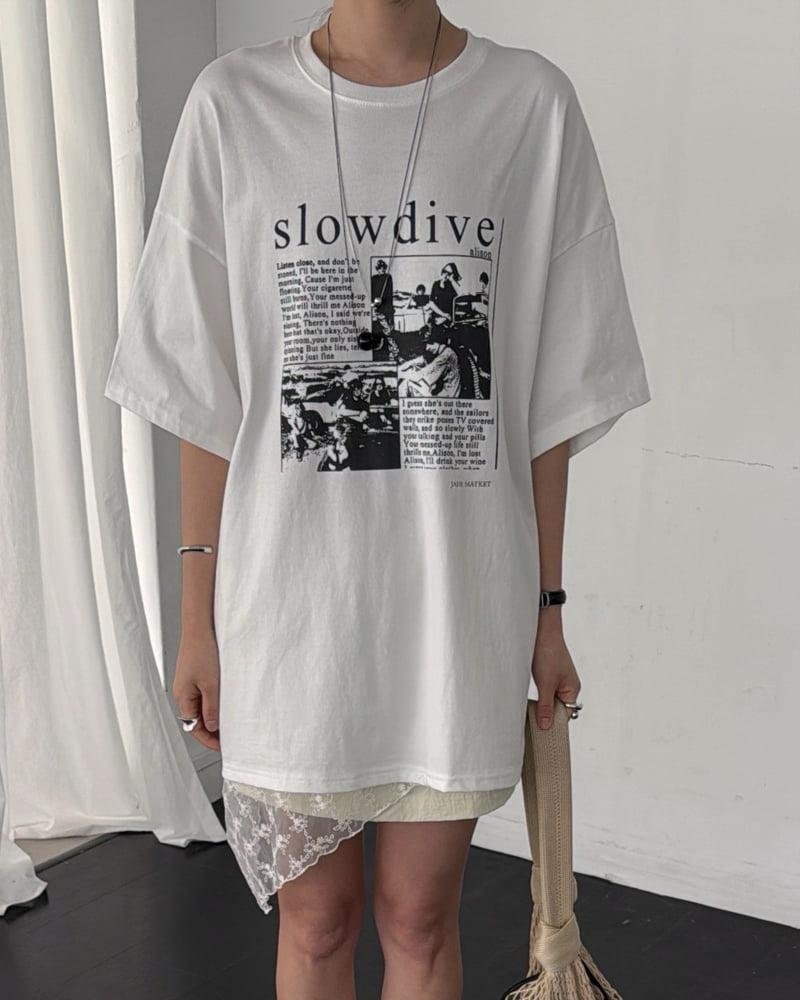 Jade Market - Korean Women Fashion - #vintageinspired - Slow Lace Tee - 3