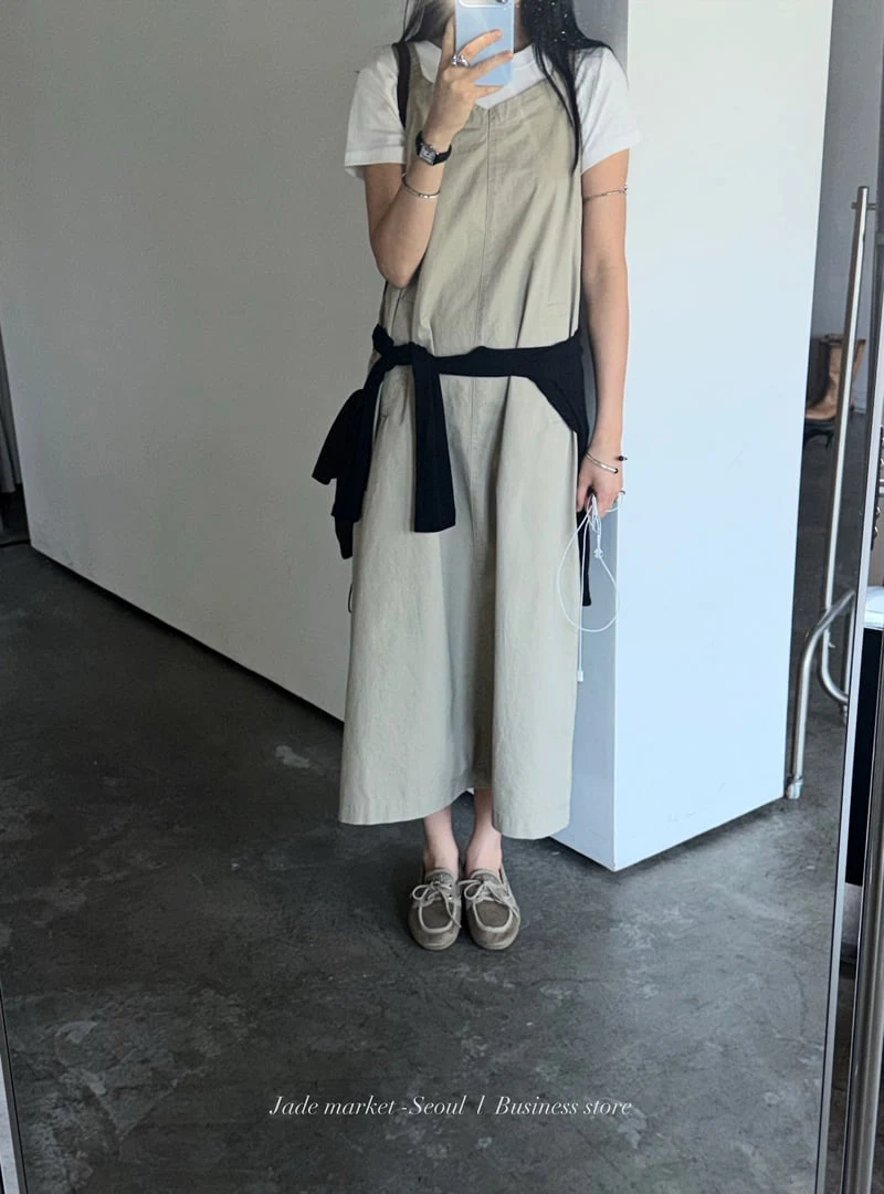 Jade Market - Korean Women Fashion - #womensfashion - Mono Stitch One-piece - 11