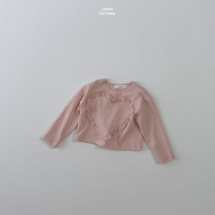 Lindo - Korean Children Fashion - #Kfashion4kids - Hearts Frill Tee - 3